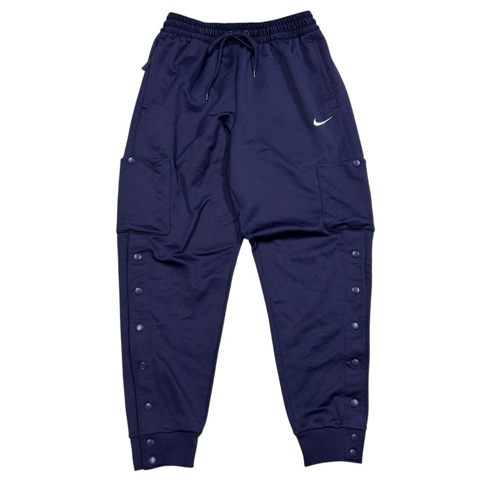 Nike Men's Medium Therma-FIT Basketball Cargo Pants Navy FB7109-555 Cargo Snap